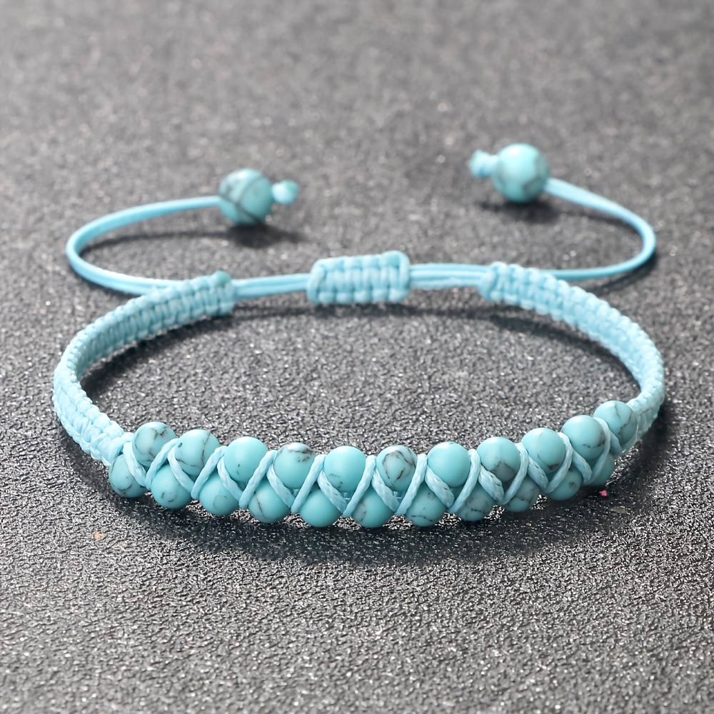 Bohemian Retro Woven Bead Friendship Bracelet, Adjustable